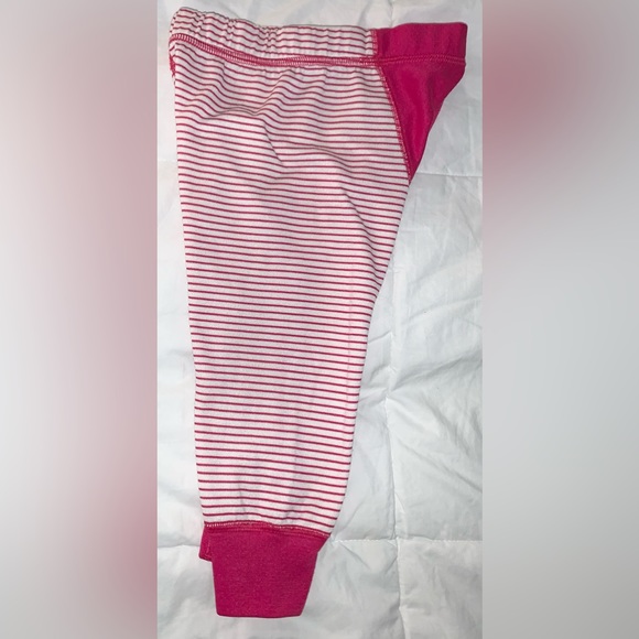 PATAGONIA pink stripe Polartec pants baby girls size 6 months 6M - Picture 2 of 7